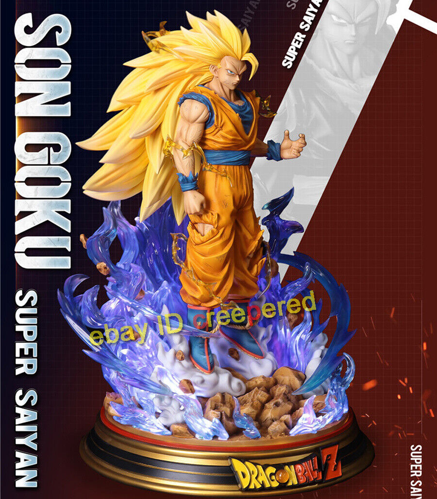 MX-STUDIO Super Saiyan 3 Son Goku Dragon Ball 1/6 Resin Model Statue Anime