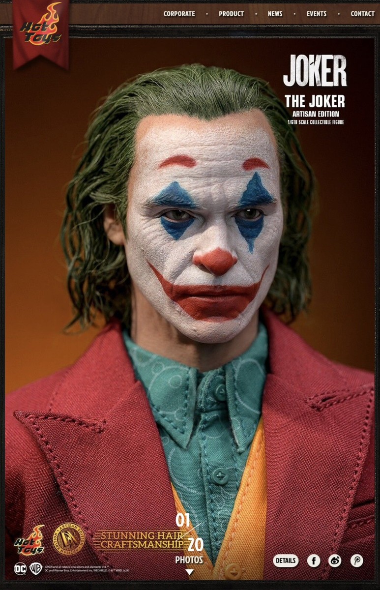 1/6 Hot Toys Joker Artisan Edition-Presale | eBay 1/6 Hot Toys Joker Artisan Edition-Presale | eBay