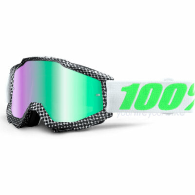 100% ACCURI MIRROR LENS GOGGLE MOTOCROSS BMX MTB DOWNHILL ENDURO BRILLE SPIEGEL