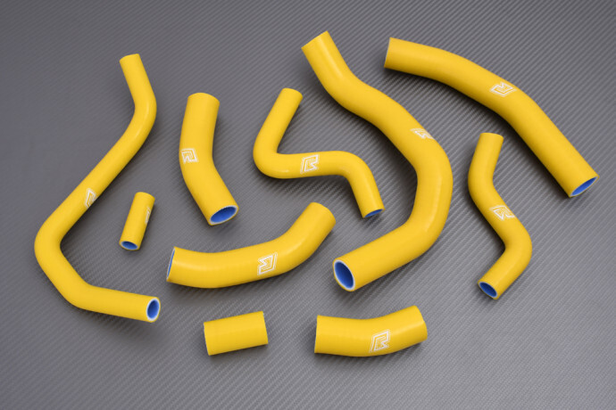 Durites silicone jaune circuit eau Honda CBR 1000 RR SP1 SP2