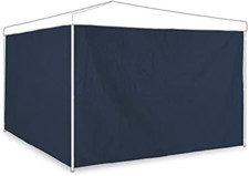 Relaxdays Tende per Gazebo Laterali, Set da 2, Telo Impermeabile in PVC, Pareti