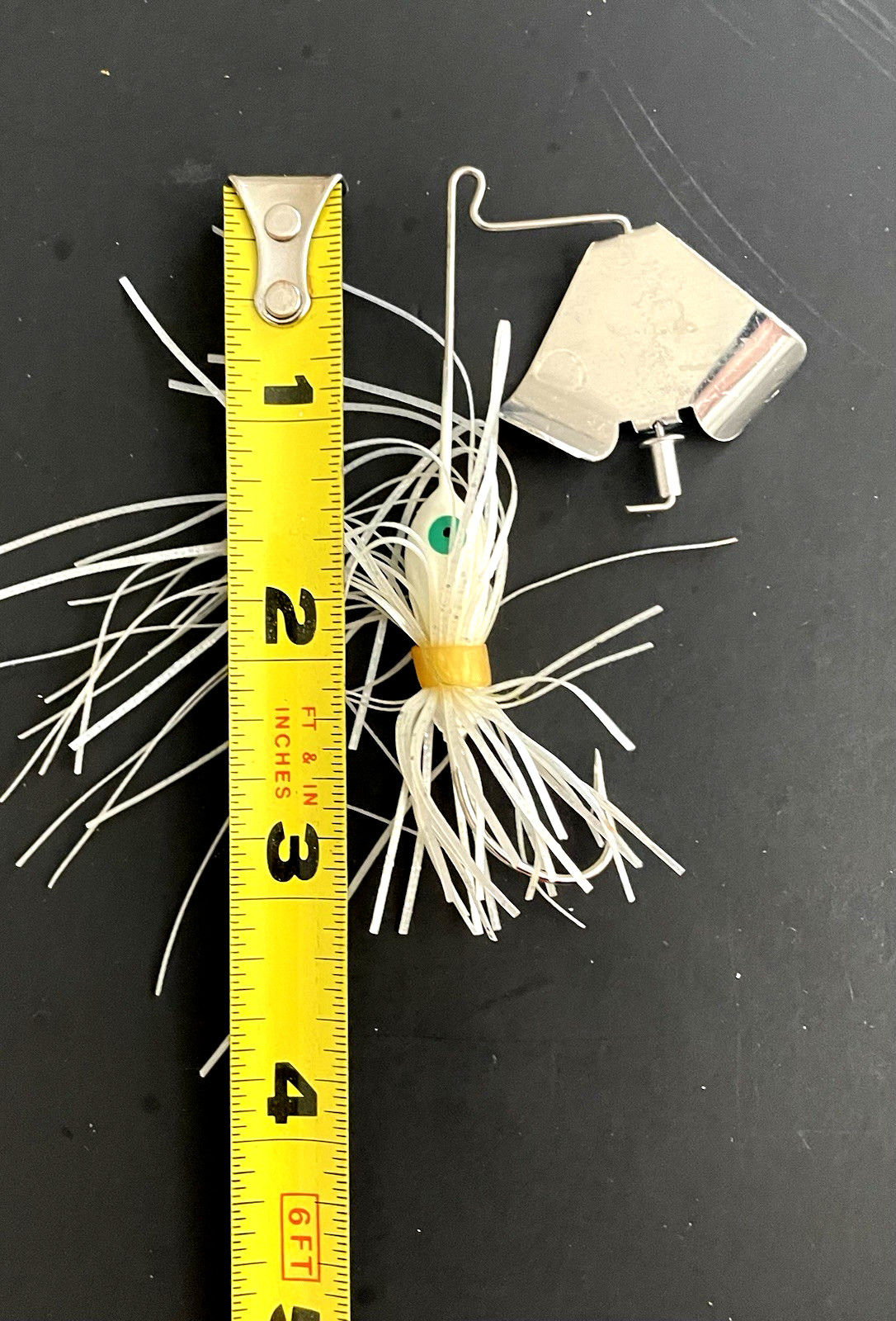 Lot of 4 BUZZBAIT LURES Mixed Colors Bass Fishing with Hand-Made Plastic Cases - Image 7