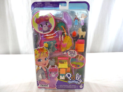 Polly Pocket Camp Adventures  Llama Compact Play Set 2022 Mattel. New.