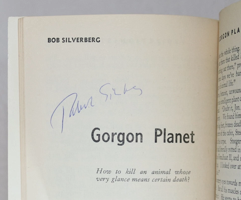 Signed Robert Silverberg 1st Professional Sale 1954 Nebula Science Fiction - Image 2 of 4