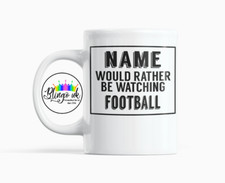 Football Mug Personalised ANY TEAM Magic Mug Birthday Gift Bestseller Footie Fan