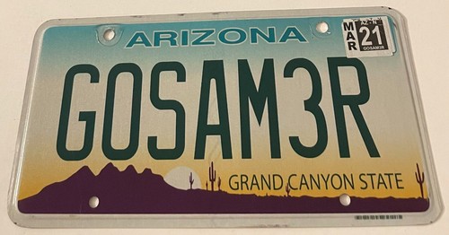 GOSAM3R Waschtisch Nummernschild Gosamer Gossamer - Bild 1 von 2