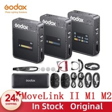 Godox MoveLink II M2 2.4g Wireless Lavalier Omnidirectional Microphone System