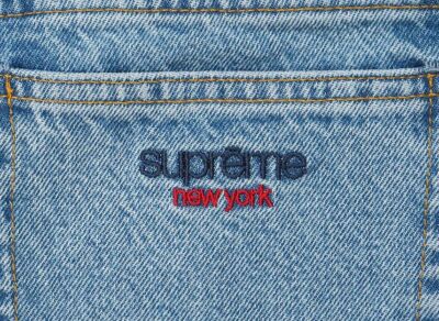 Supreme Baggy Jean Washed Indigo (25SS) | eBay