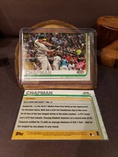 2019 Topps Update 150th Ann. Stamp Matt Chapman US48 & Base Athletics HRD