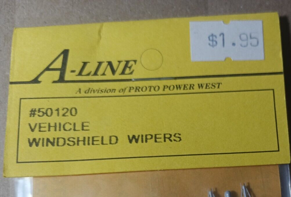NOS 🌟 A-Line HO Scale Vehicle Windshield Wipers 50120 Train Parts