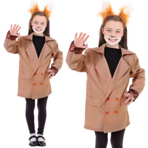 Boys Mr Fox Fancy Dress Costume World Book Day Movie Character