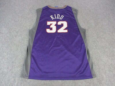 VINTAGE Jason Kidd Phoenix Suns Basketball Jersey Boys XL Purple Champion NBA