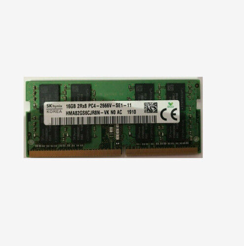 Computadora portátil SK Hynix Single 16 GB DDR4 2Rx8 PC4-2666V Memoria RAM DIMM 2666 MHz 260 pines - Imagen 1 de 2