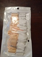 2 pk Scrunchie Elastic WatchBands for 22mm band w y 22mm large w/extra pins