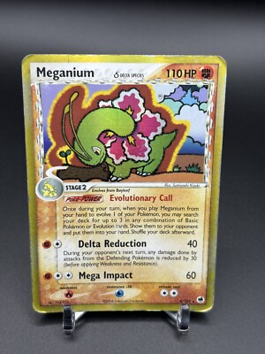 Pokemon Card Meganium Dragon Frontiers Stamped Holo | eBay