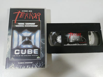 Cube Vincenzo Natali Horror Terror VHS Tape Cinta Castellano