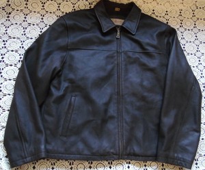 columbia leather bomber jacket