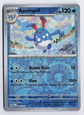 Azumarill - PAL #045/193 SV02: Paldea Evolved Uncommon Reverse Holofoil NM