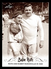 Babe Ruth / Rabbit Maranville 2016 Leaf Babe Ruth Collection #61 Boston Braves