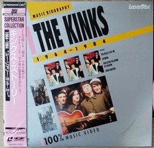 THE KINKS Laserdisc Music Biography 1964-1984 LD SM045-3355