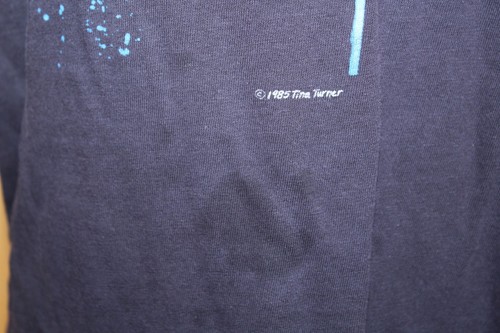 Vintage 1985 Genuine Single Stitch Concert Tee Tina Turner Private Dancer Tour - Picture 4 of 11