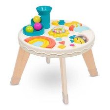 B. play Baby Activity Table Lights Sounds 7 Educational Activities Sturdy Wood