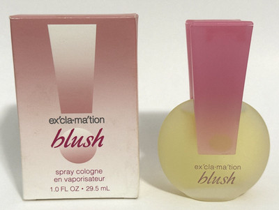 New Vintage Exclamation Blush 1oz 29.5mL NOS By Coty Cologne Spray Perfume