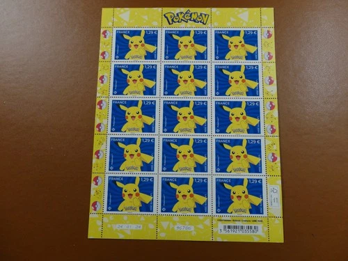 France Stamp Feuillet de France Pokemon 2024 see scan