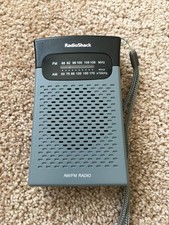 Vintage Radio Shack AM/FM Pocket Radio Model 1200586 Ex. Cond.