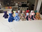 Vintage Beanie Babies Bear Lot Of 14 NWT