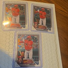 (3) 2023 Topps Chrome - Jordan Walker #209 (RC)