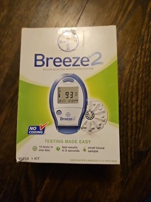 Breeze 2 Blood Glucose Monitoring System Meter