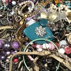 9 Pounds Vintage to now jewelry lot Mystery Costume craft repair junk tangle