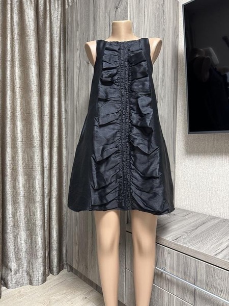 Women Moschino Dress Black Polyester 38 / M / 46