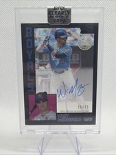 2019 Topps Clearly Authentic Auto 1984 Design Whit Merrifield #TBA-WM Auto /75
