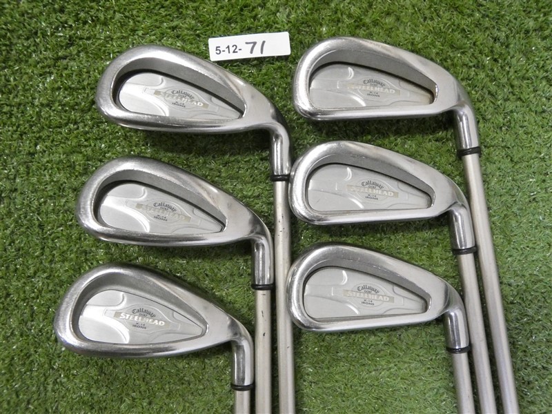 Callaway Steelhead X-14 Womens Irons 5-P Gems Ladies Graphite 2* Upright