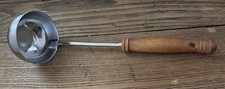 Vintage Ekco Ladle Stainless Bowl Hand Turned Handle Made In USA Eternally Line