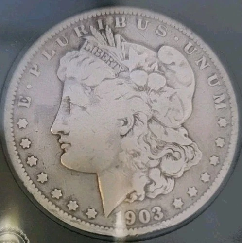 1903-P Silver Morgan Dollar VG Authenticated Bradford