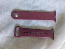 Apple Watch Band bordowy silikon 44mm używany doskonały stan