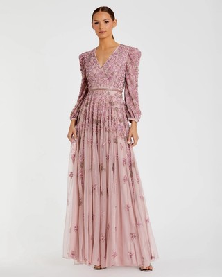 princess long sleeve ball gown wedding dresses Lace Long Sleeves Wedding Princess Dress main image 1