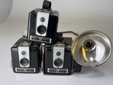 Brownie Hawkeye Kodak Camera Lot Of 3 Display Collectible Vintage