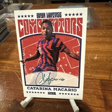 2022 Onyx Vintage Competitors Catarina Macario On-Card GREEN Auto /50 USA Soccer