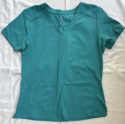 Med Couture Insight Women s V-neck Scrub Top Size M Style P2411