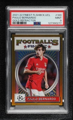 2021 Finest Flashbacks UEFA Champions League /50 Paulo Bernardo PSA 9 MINT 8d2
