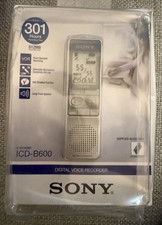 New/ Sealed Sony ICD-B600 Digital Voice Recorder 512MB 301 Hours