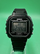CASIO LA-20WH Classic Digital Black Resin Ladies Watch Working New Battery