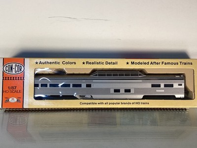 Con-Cor 85' corrugated Sides Dome Car , Undecorated  NIB