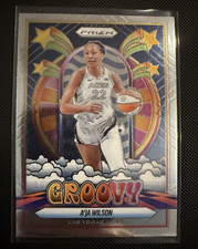 Panini 2025 Prizm WNBA Groovy Insert A'ja Wilson #1 Las Vegas Aces