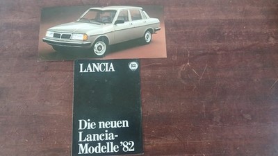 Lancia, damalige Modelle und Einzelblatt Beta Trevi, 1982