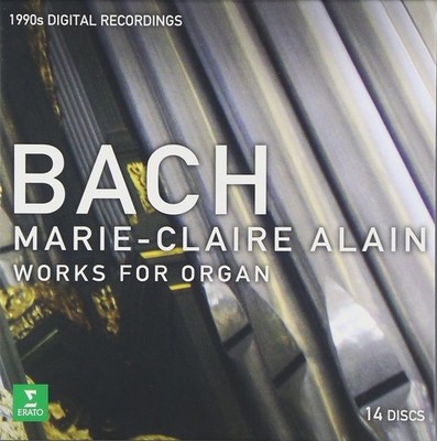 Marie-Claire Alain J.S. Bach complete collection of organ works 201 pieces 3rd r